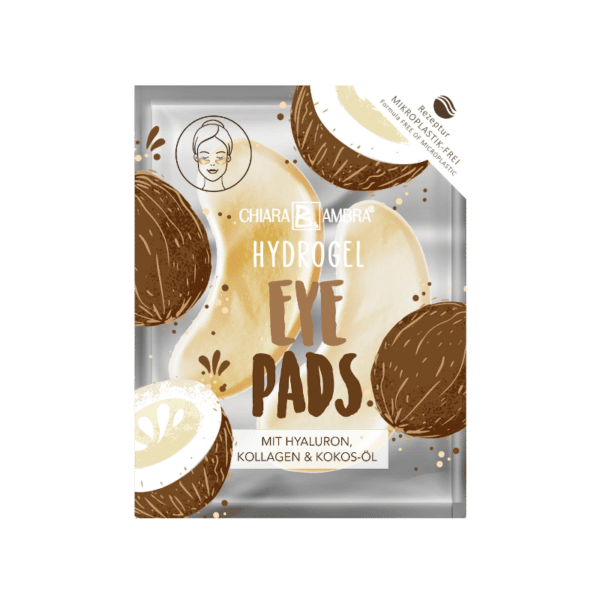 Goldene Hydrogel Eye Pads mit Kollagen von Chiara Ambra